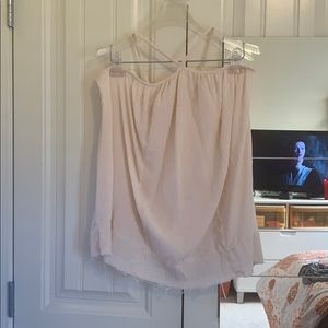 Urban outfitters Cream V-neck strap top